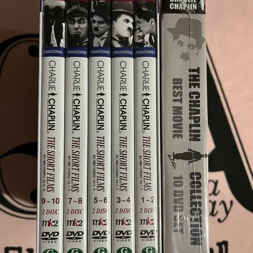 [BUNJANG] Charlie Chaplin Best Movies Collection 10 DVD Set / 찰리 채플린의 명작 단편 영화 10장+찰리채플린 베스트 10장