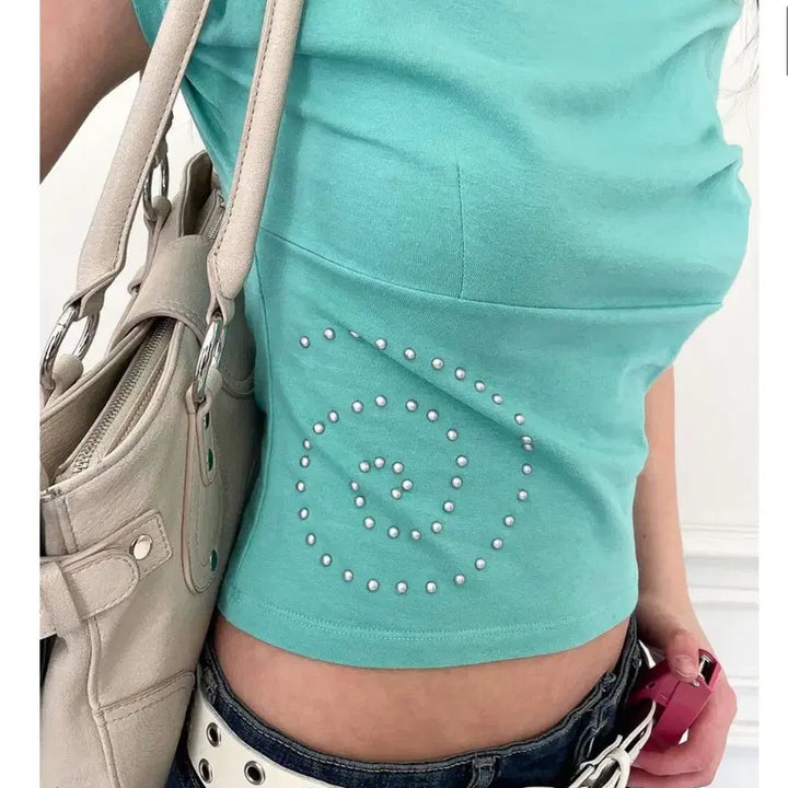 [SOLD OUT] 디망쉬 민트 soho top