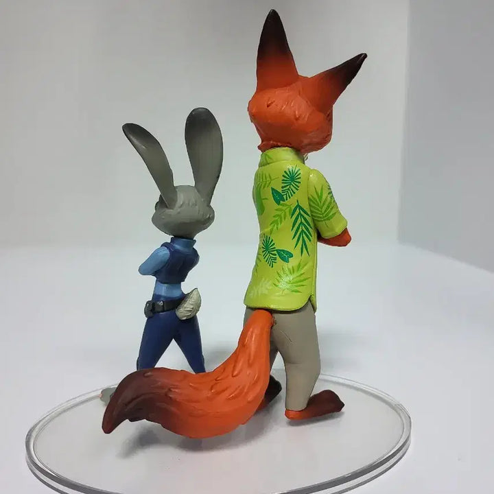 [BUNJANG] Disney Zootopia Nick Wilde &amp; Judy Hopps UDF &amp; Pop Mart Figures Bundle Set / 개봉양품, 일괄]주토피아 닉 주디 Udf, 팝마트 피규어