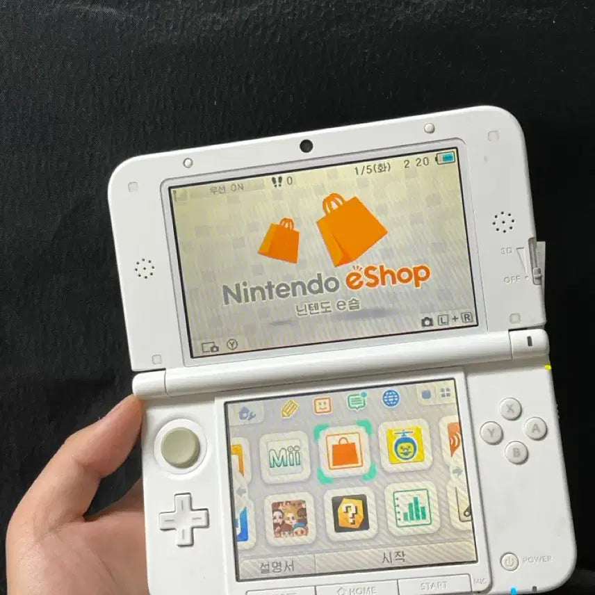 [BUNJANG] Nintendo 3DS XL White (Domestic Version, Complete Set) / 닌텐도 3DSXL 화이트 (구큰다수 , 국내정발 , 풀구성)