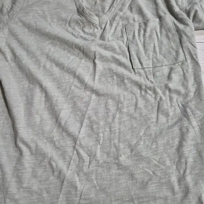 [BUNJANG] Bundle Set V-Neck T-Shirt and Round Neck T-Shirt / 반팔티셔츠 2종 일괄