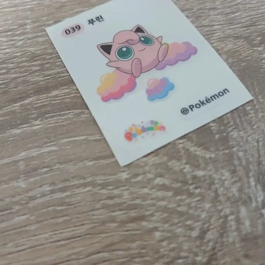 [BUNJANG] Pokemon Stickers - Purin, Isanghaessi, Eevee, Pi-ri / 포켓몬 띠부씰 푸린 이상해씨 이브이 파이리