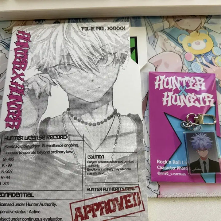 [BUNJANG] Hunter x Hunter Nattorn File Kit Killua / 헌터헌터 나튼님 헌터 파일 키트 키르아