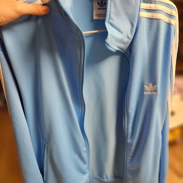 [BUNJANG] Adidas Firebird Track Top Jersey Sky Blue L / IR9909 / 아디다스 파이어버드 트랙탑 져지 하늘색 스카이블루 L / IR9909