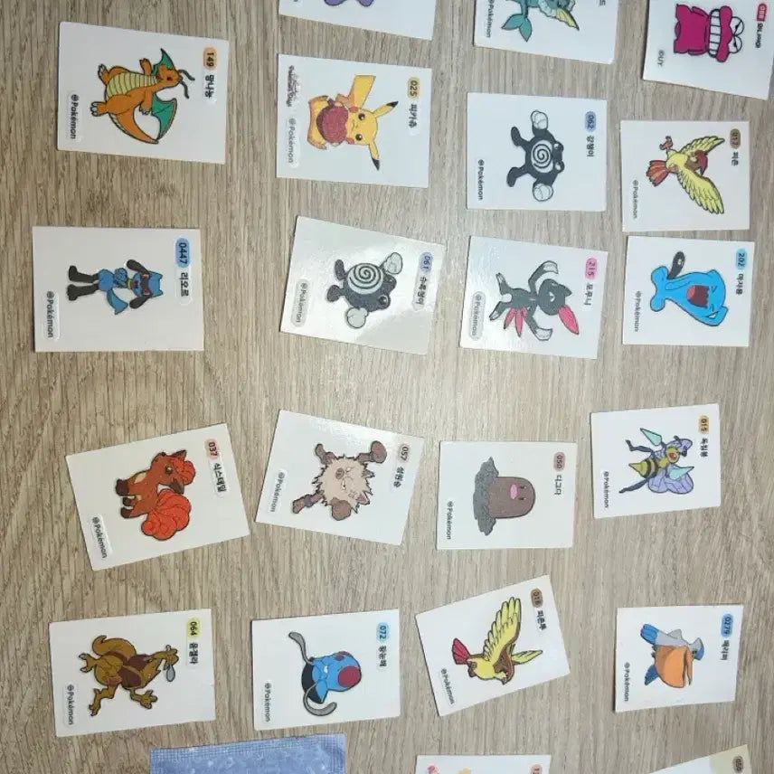 [BUNJANG] Pokemon Sticker Bundle / 포켓몬 띠부씰