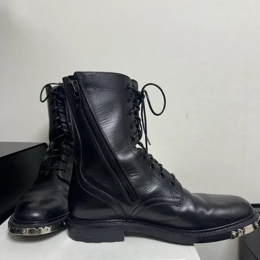 [BUNJANG] Celine 19 Season Steel Toe Combat Boots Size 41 / 셀린느 19시즌 스틸토 컴뱃부츠 41
