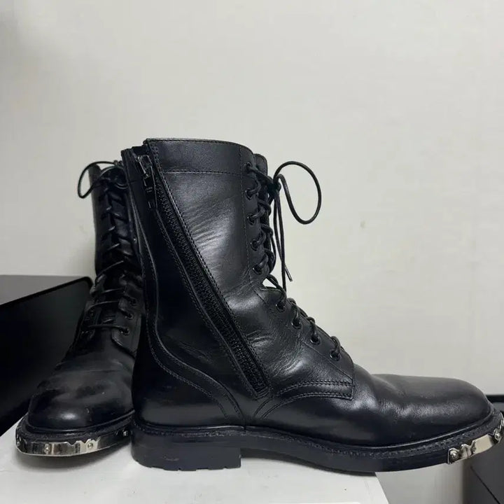 [BUNJANG] Celine 19 Season Steel Toe Combat Boots Size 41 / 셀린느 19시즌 스틸토 컴뱃부츠 41