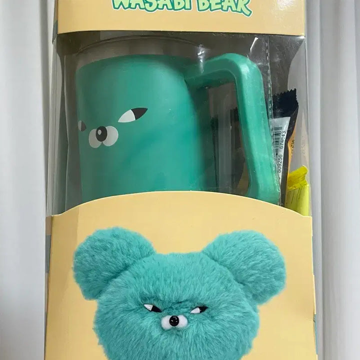 [BUNJANG] Wasabi Bear Collaboration 890ml Large Capacity Tumbler / 와사비베어 890ml 대용량텀블러