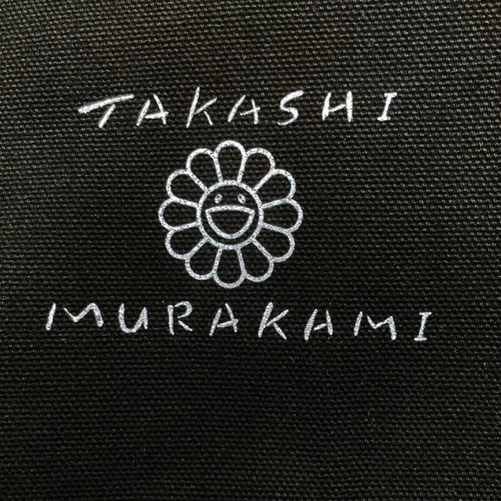 [BUNJANG] Perrotin x Takashi Murakami Black Cotton Collaboration Tote Bag / Perrotin 페로탕 x 무라카미다카시 토트백