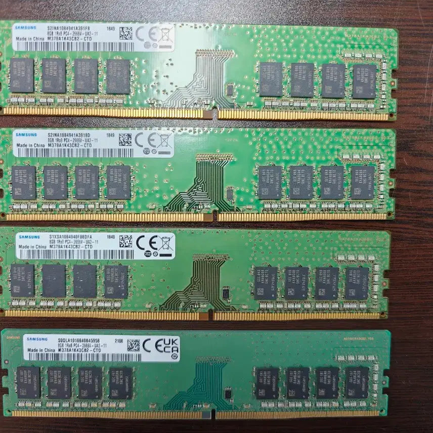[BUNJANG] Samsung DDR4 2666MHz RAM Memory 8GB x 4 (32GB) / 삼성 DDR4 2666MHz RAM 메모리 8GB 4개 (32GB)
