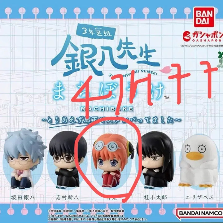 [BUNJANG] Gintama 3rd Year Class Z Gintachi-sensei Machiboke Kagura / 은혼 3학년Z반 긴파치선생 마치보케  카구라