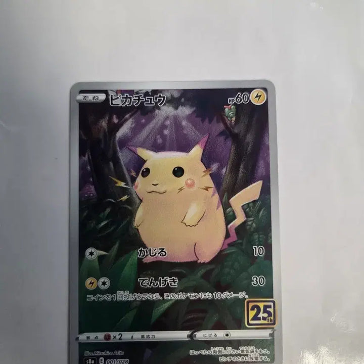 [BUNJANG] Pokemon Card Pikachu 25th Anniversary Collection (Japan Edition) / (일본판) 포켓몬 카드 피카츄 25주년 기념 컬렉션