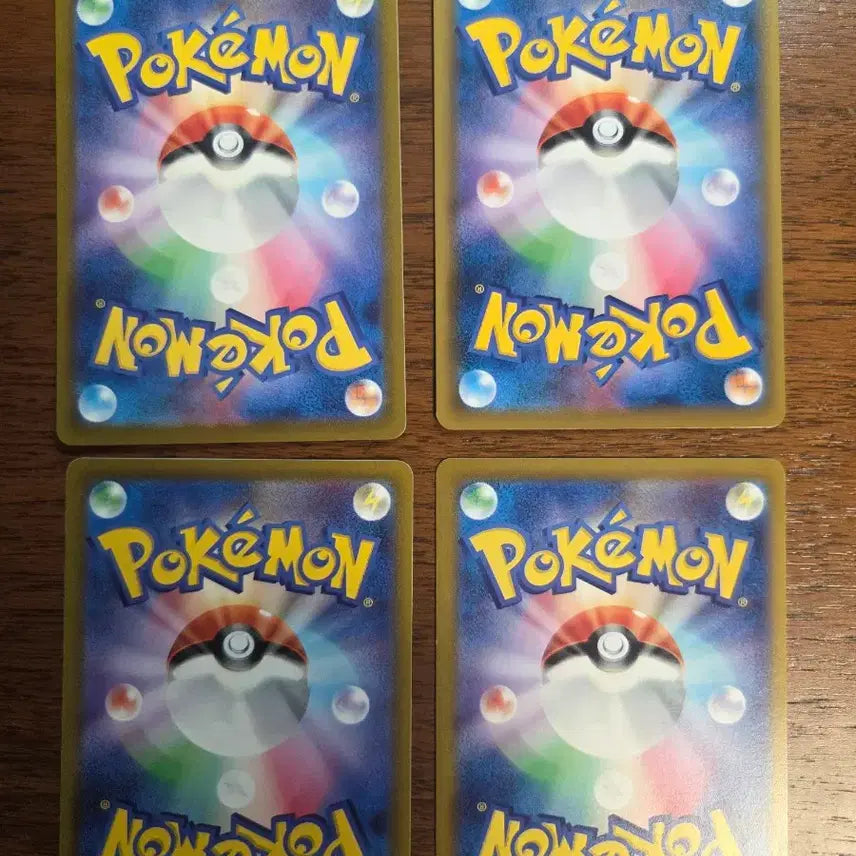 [BUNJANG] Pokemon Card Pikachu 4-Set Japanese Version / [일본판] 포켓몬 카드 피카츄 4종 세트