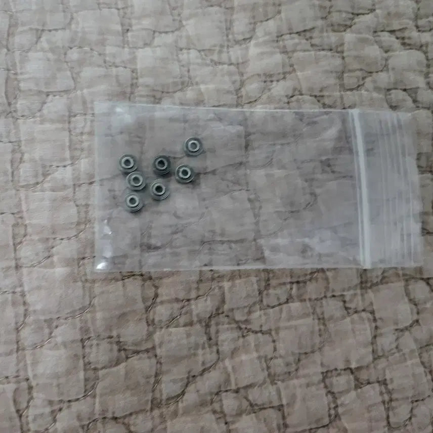 [BUNJANG] Tamiya Mini 4WD Modified Round Hole Ball Bearings (Axle) - Set of 7 / 길들인 타미야 라운드홀 볼베어링 (차축) *7, 타미야 미니카