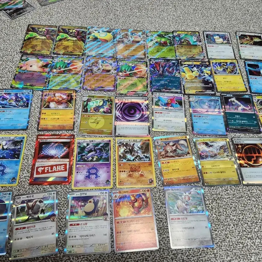 [BUNJANG] Pokemon Cards R ~ RR 37 Cards Bundle / 포켓몬카드 R~RR 37장