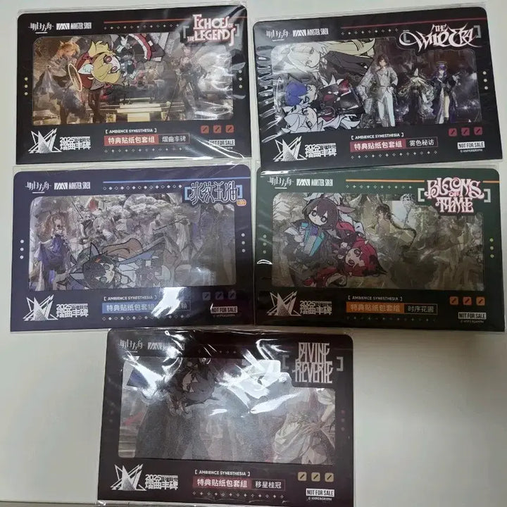 [BUNJANG] Arknights Concert Sticker Pack Bundle Set / 명일방주 음악회 스티커팩 일괄