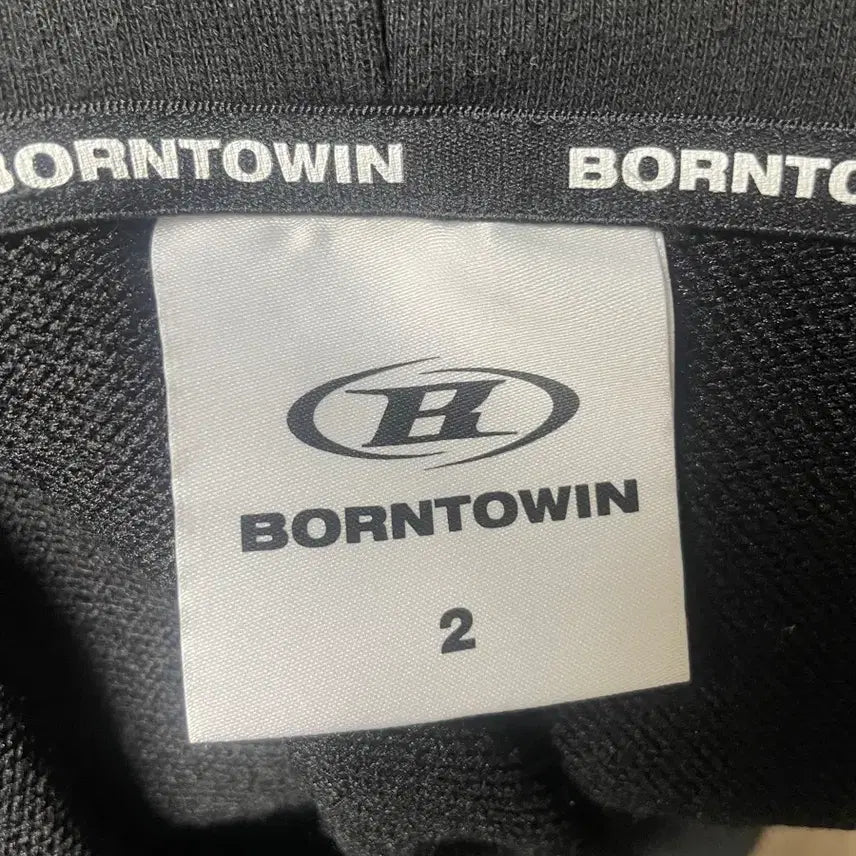 [BUNJANG] Born To Win Hooded Zip-Up Size 2 / 본투윈 후드집업 2사이즈