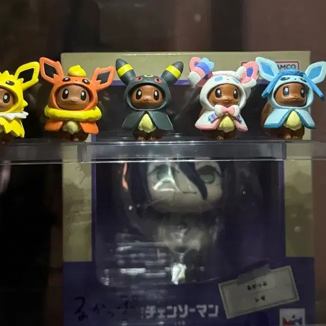 [BUNJANG] Pokemon Eevee Poncho Evolution Line Full Set Gacha / 일괄 이브이 판쵸 진화트리 풀셋 가챠