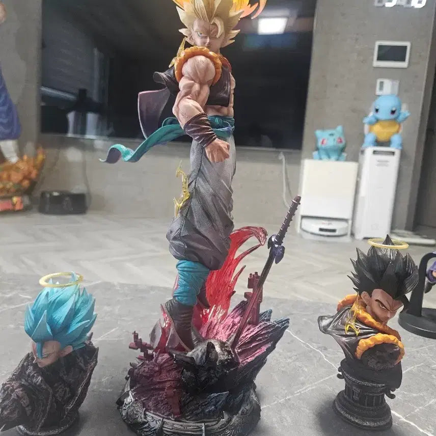 [BUNJANG] Dragon Ball Gogeta 3-Head Figure / 드래곤볼 오지터 3헤드 피규어 새상품