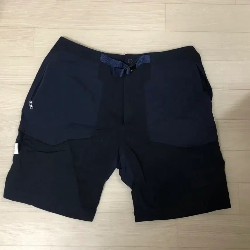 [BUNJANG] AK457 Nylon Shorts Navy / 버튼 AK457 나일론 반바지 M 네이비 29~30
