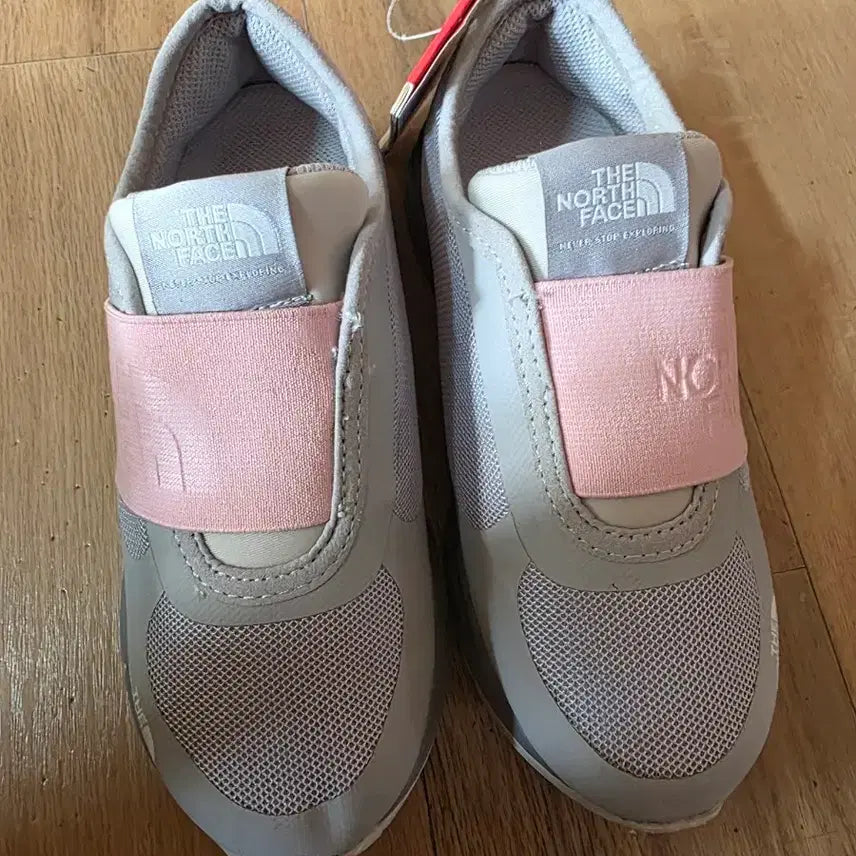 [BUNJANG] The North Face Kids Shoes Grey/Pink / 노스페이스 아동 신발 그레이 핑크