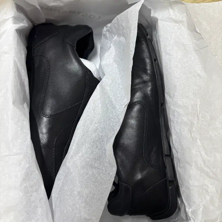 [BUNJANG] Lost Garden Uniform Driving Sneakers Black / 로스트가든 UNIFORM 드라이빙 스니커즈 블랙