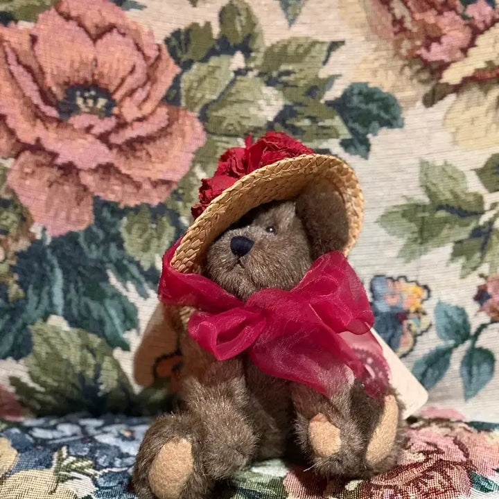 [SOLD OUT] 보이즈베어 밀짚모자 곰인형