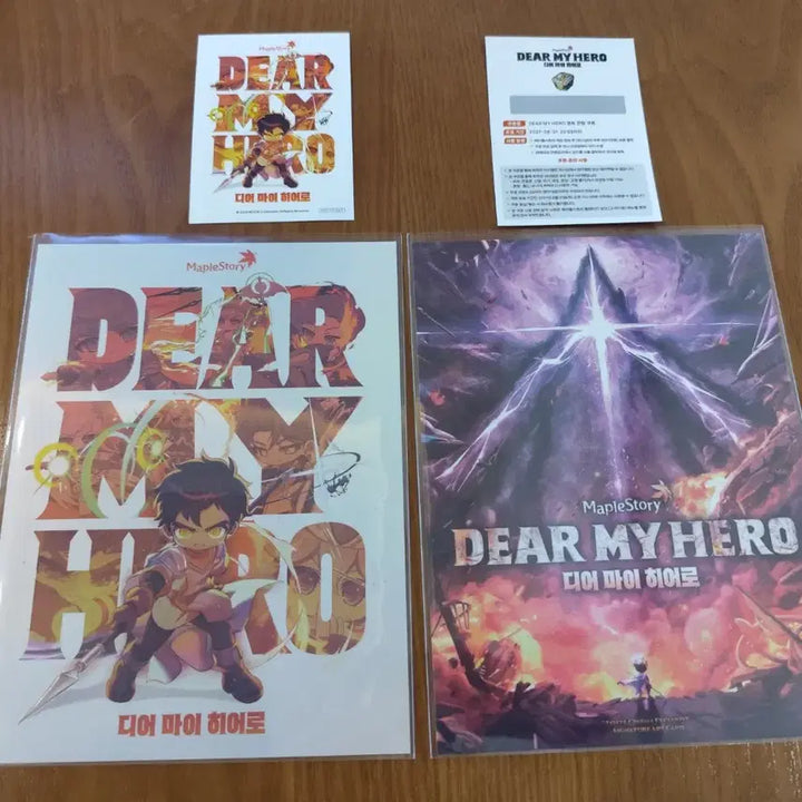 [BUNJANG] Dear My Hero Art Card Special Edition / 디어 마이 히어로 스페셜 아트카드 + 영화쿠폰