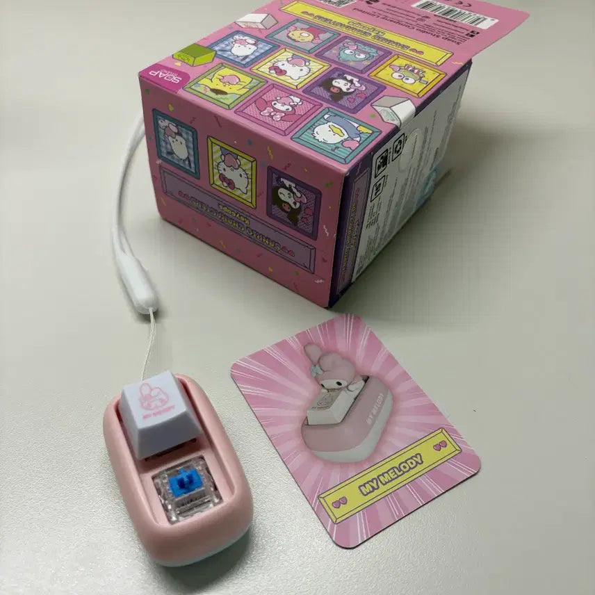 [BUNJANG] Tinyville Sanrio Keycap Keyring - My Melody (Partial Set) / <정품> 타이니빌 산리오 키캡 키링 마이멜로디