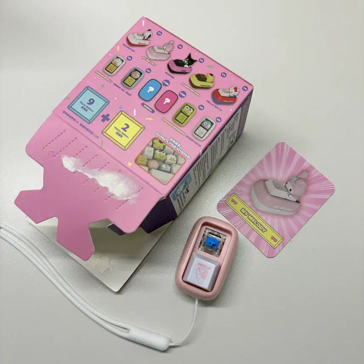 [BUNJANG] Tinyville Sanrio Keycap Keyring - My Melody (Partial Set) / <정품> 타이니빌 산리오 키캡 키링 마이멜로디