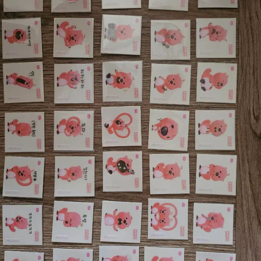 [BUNJANG] Jangmang Luffy 88 Kinds Sticker Bundle Set / 잔망루피띠부씰 88종일괄