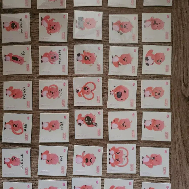 [BUNJANG] Jangmang Luffy 88 Kinds Sticker Bundle Set / 잔망루피띠부씰 88종일괄