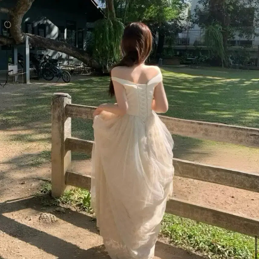 [BUNJANG] Floneu Clover Veil Dress / (새상품) 플로뉴 floneu 클로버 베일 드레스 clover veil