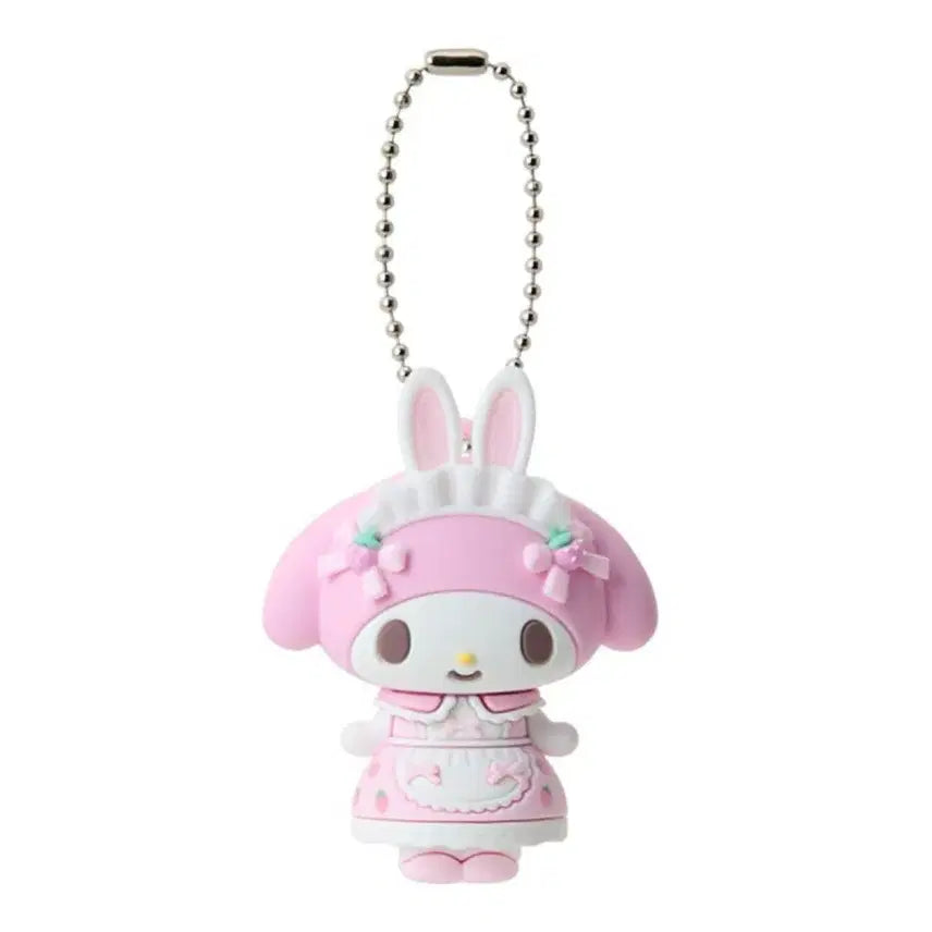 [BUNJANG] Sanrio Characters Target 4th Edition Coordination Collection Keyring My Melody / 산리오 캐릭터대상 4탄 코디컬렉션 키링 랜덤깡 마이멜로디 마멜