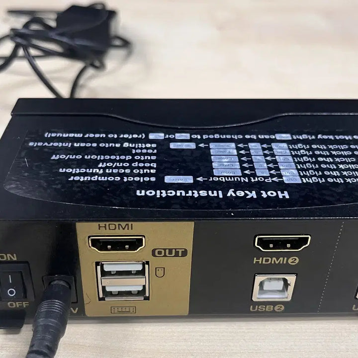 [SOLD OUT] NEXT 4K HDMI 영상리피터 2포트 KVM  스위치
