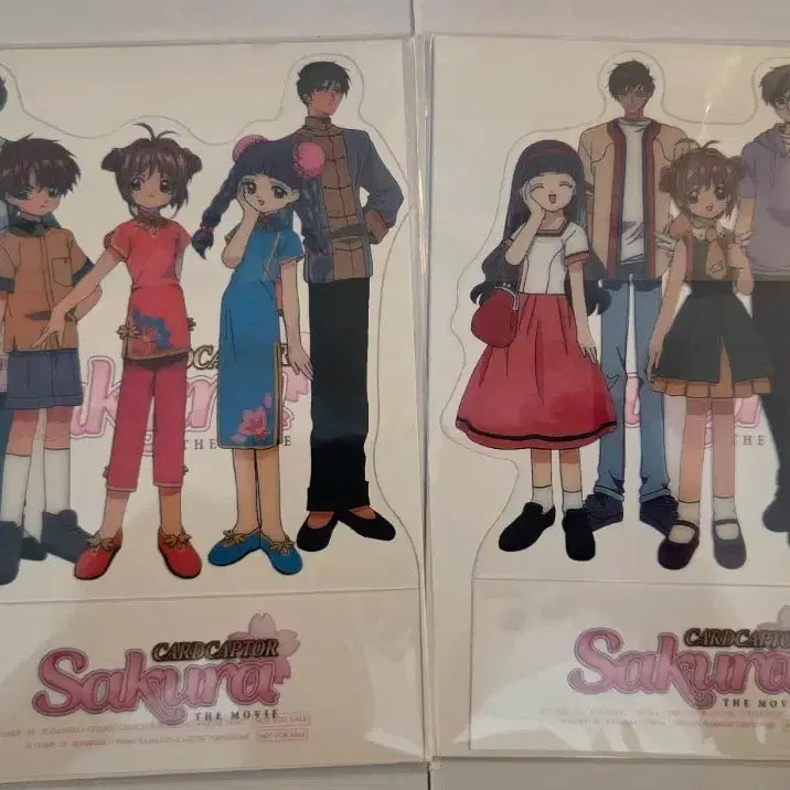 [BUNJANG] Cardcaptor Sakura PET Stand Set (2 Types) / 카드캡터체리 pet스탠드 2종