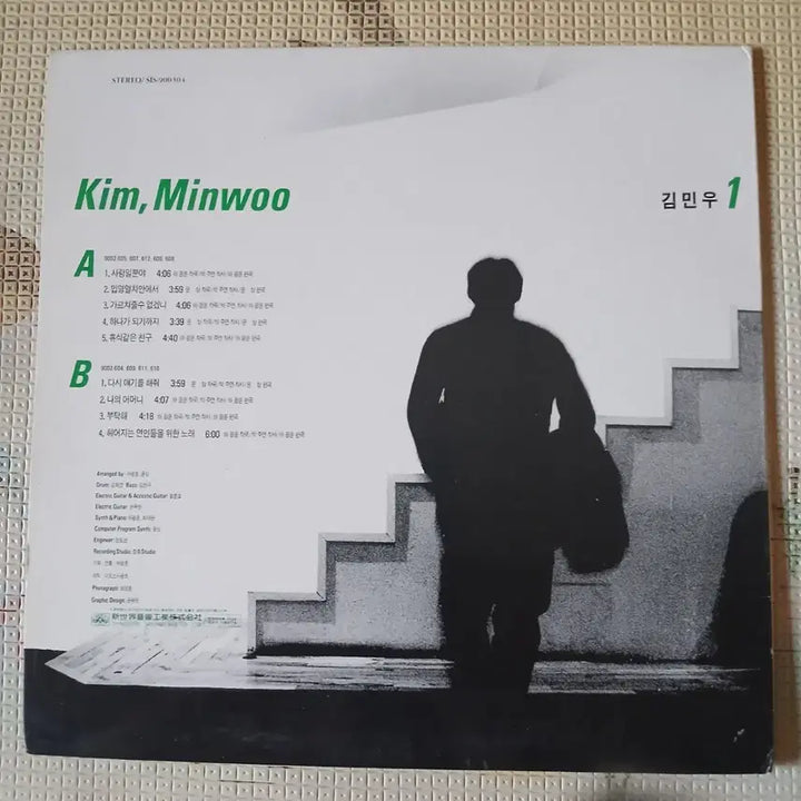 [BUNJANG] Kim Min Woo 1st Album - Sarangilppun-ya / Iryeomyeolcha-an-eseo Vinyl LP / Lp중고 김민우 1집 - 사랑일뿐야 입영열차안에서 음반 판매합니다.