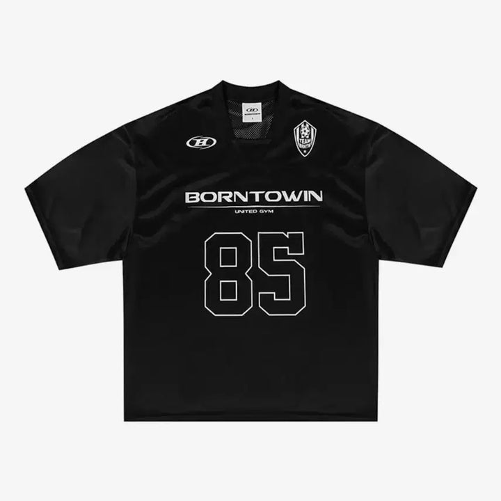 [BUNJANG] Born to Win 85 Rugby Oversized Mesh Jersey T-Shirt Size 3 / 본투윈 85 럭비 오버핏 메쉬 저지 티셔츠 3사이즈 새상품