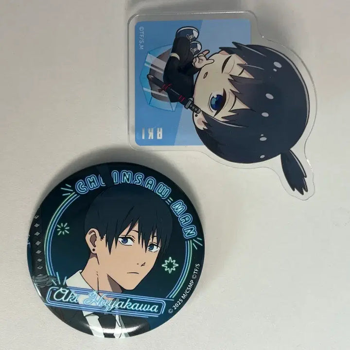 [BUNJANG] Chainsaw Man Aki Pin &amp; Clip Bundle / 체인소맨 아키 캔뱃지, 집게 일괄