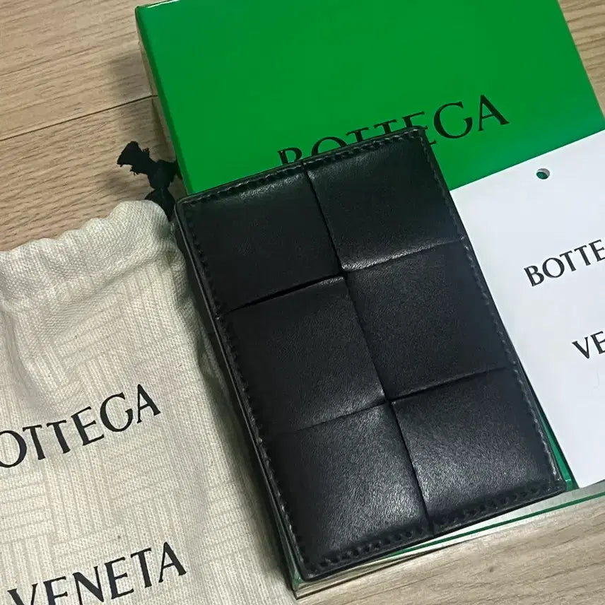 [BUNJANG] Bottega Veneta Intrecciato Card Holder Black / 보테가 베네타 카드지갑 블랙