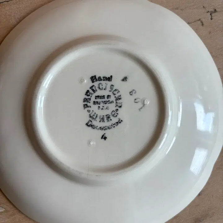 [BUNJANG] Franciscan Desert Rose Cup and Saucer Set / 1940년 미국 프란시스칸 데저트 로즈 사막의장미 컵앤소서