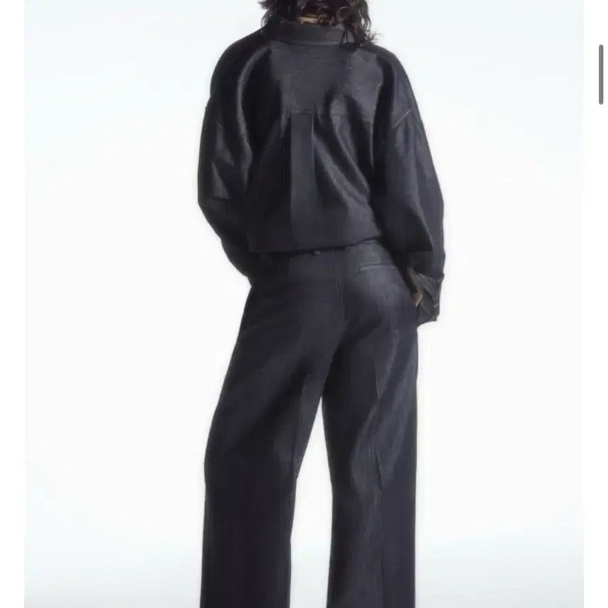 [BUNJANG] COS Tailored Wide Leg Denim Trousers / COS 테일러드 와이드 레그 데님 트라우저
