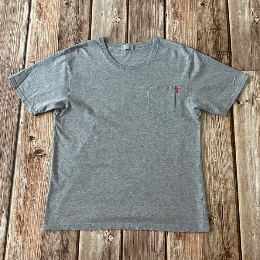 [BUNJANG] GOD SELECTION XXX Plain Pocket T-Shirt Grey XL / GOD SELECTION XXX 무지 포켓티 그레이 XL사이즈