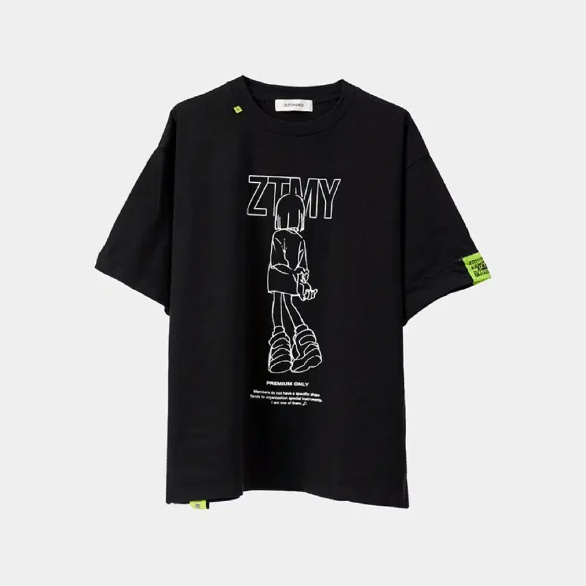 [BUNJANG] Zutto Mayo Nirati Black T-Shirt L / 즛토마요 니라티 블랙 L 새상품