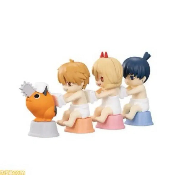 [BUNJANG] Chainsaw Man Furotomo Gacha Figure Full Set / 최저) 체인소맨 목욕탕 피규어 후로토모 가챠 풀세트 양도