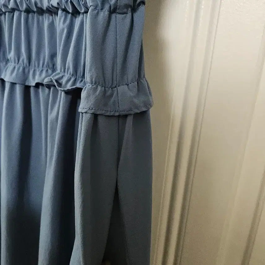 [BUNJANG] The iZZAT Shirring Pocket Nylon Long Dress / 더아이잗 셔링맘대로 주머니 바스락 나일론 원피스 롱원피스 셔링원피스
