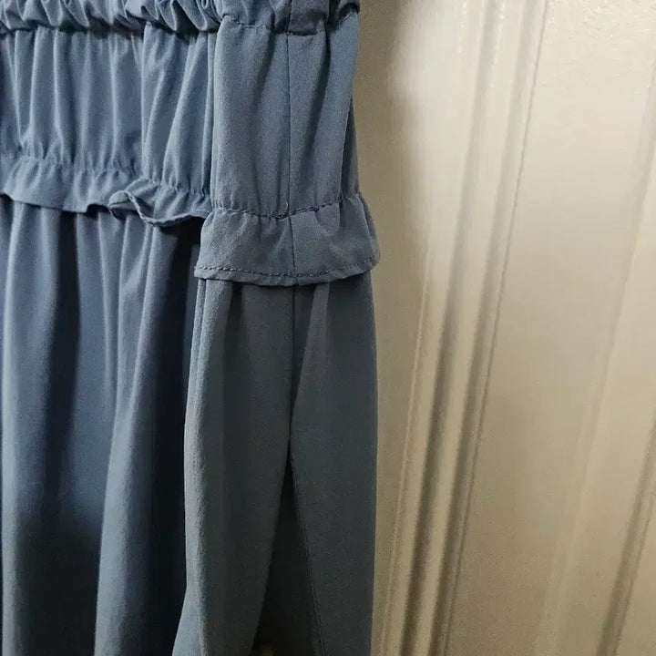 [BUNJANG] The iZZAT Shirring Pocket Nylon Long Dress / 더아이잗 셔링맘대로 주머니 바스락 나일론 원피스 롱원피스 셔링원피스