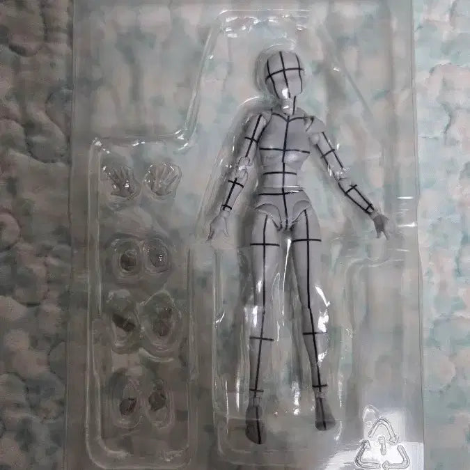 [BUNJANG] Bandai Tamashii Nations S.H.Figuarts Body-chan Wireframe Gray Color Ver. Action Figure / SHF 바디짱 와이어프레임 그레이 컬러 Ver.