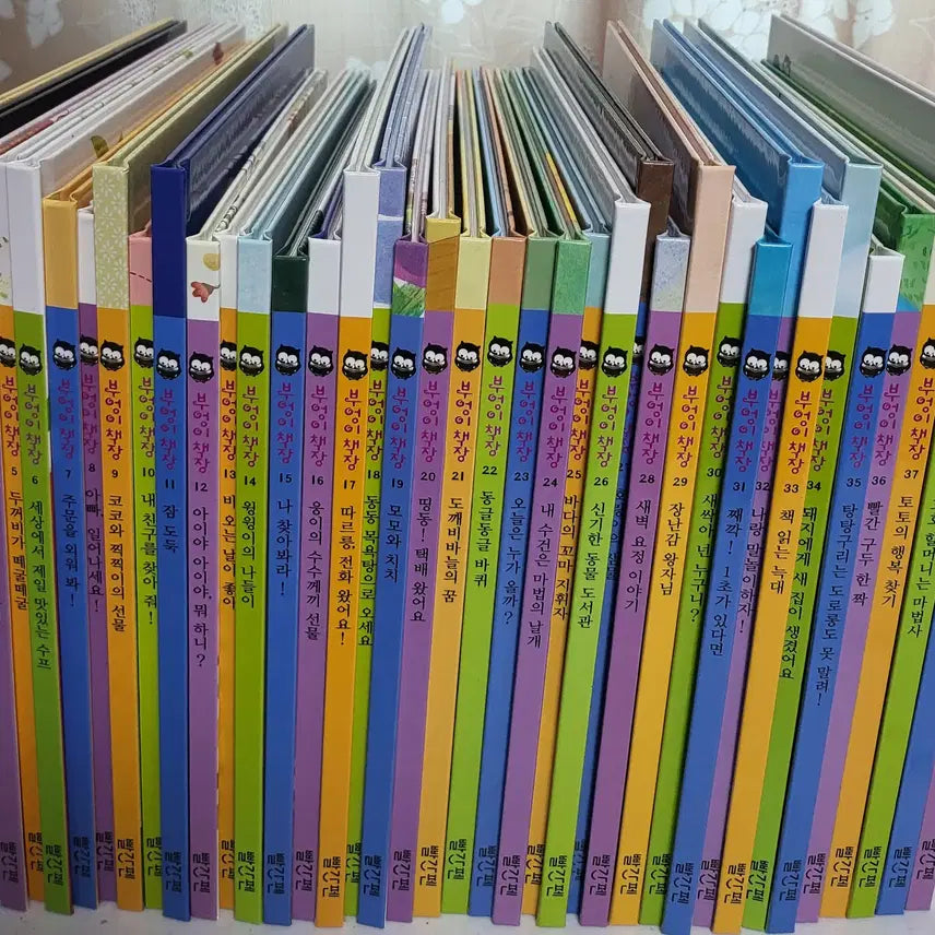 [SOLD OUT] [교원] 빨간펜 부엉이 책장 전집 40권