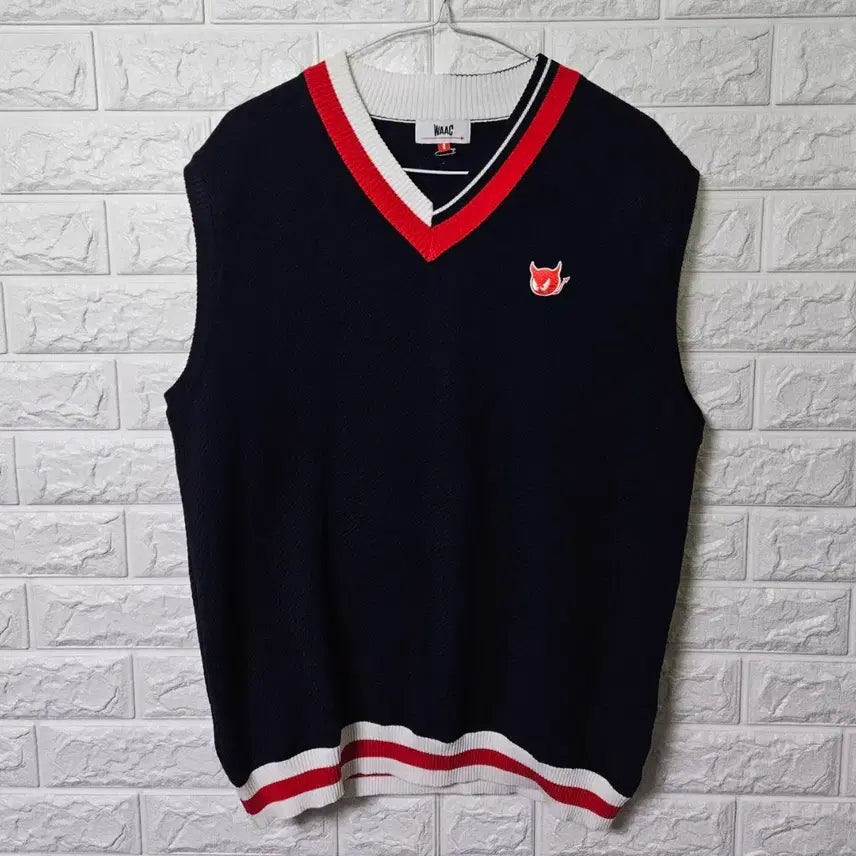 [BUNJANG] WAAC Mini Waki Knit Vest / WAAC 골프 미니와키 니트조끼 판매합니다